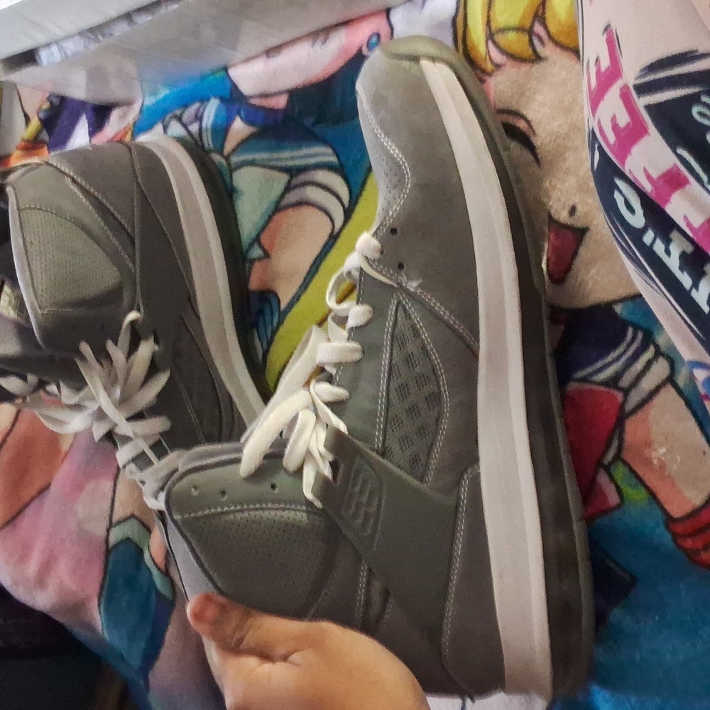 Cool Grey and white air jordans